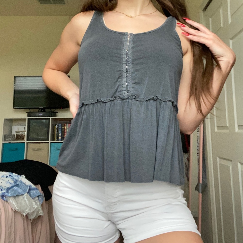 American Eagle grey tank top small